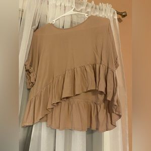 Grade and Gather Biege top